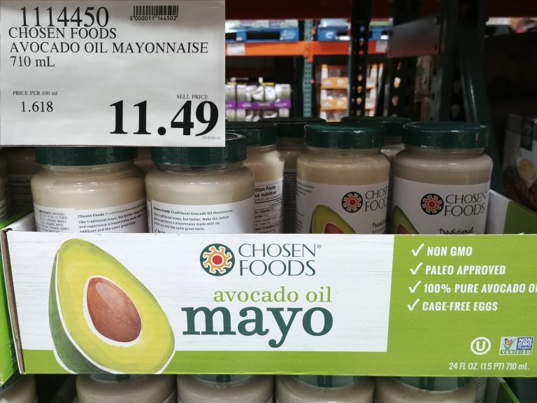 1114450 CHOSEN FOODS AVOCADO OIL MAYONNAISE 710 ML 11 49 Costco East