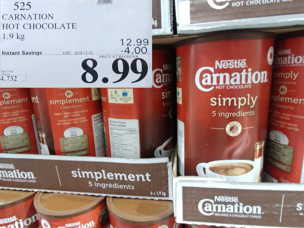 Nestle Carnation Simply Hot Chocolate Review - Costco West Fan Blog