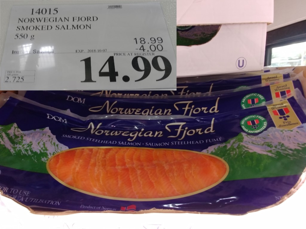 14015 Norwegian Fjord Smoked Salmon 550 G 4 00 Instant Savings Expires