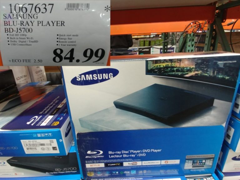 1067637 SAMSUNG BLU RAY PLAYER BD J5700 84 99 Costco East Fan Blog