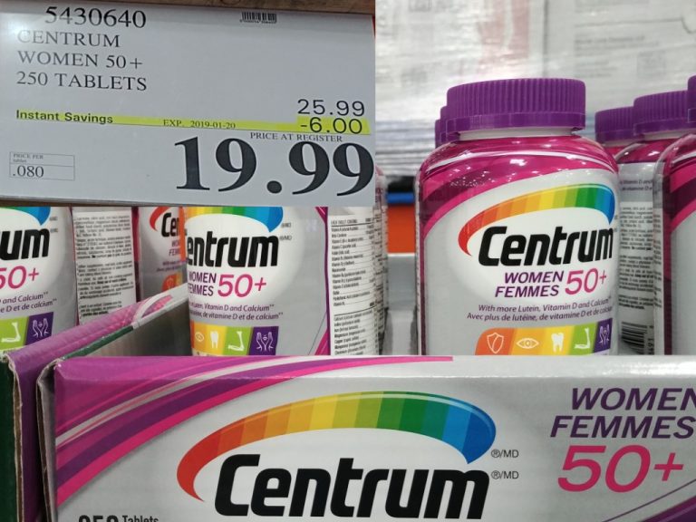 5430640 CENTRUM WOMEN 50 250 TABLETS 6 00 INSTANT SAVINGS EXPIRES ON