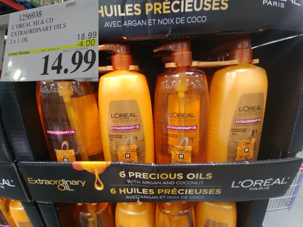L'Oreal Extraordinary Oils shampoo & conditioner