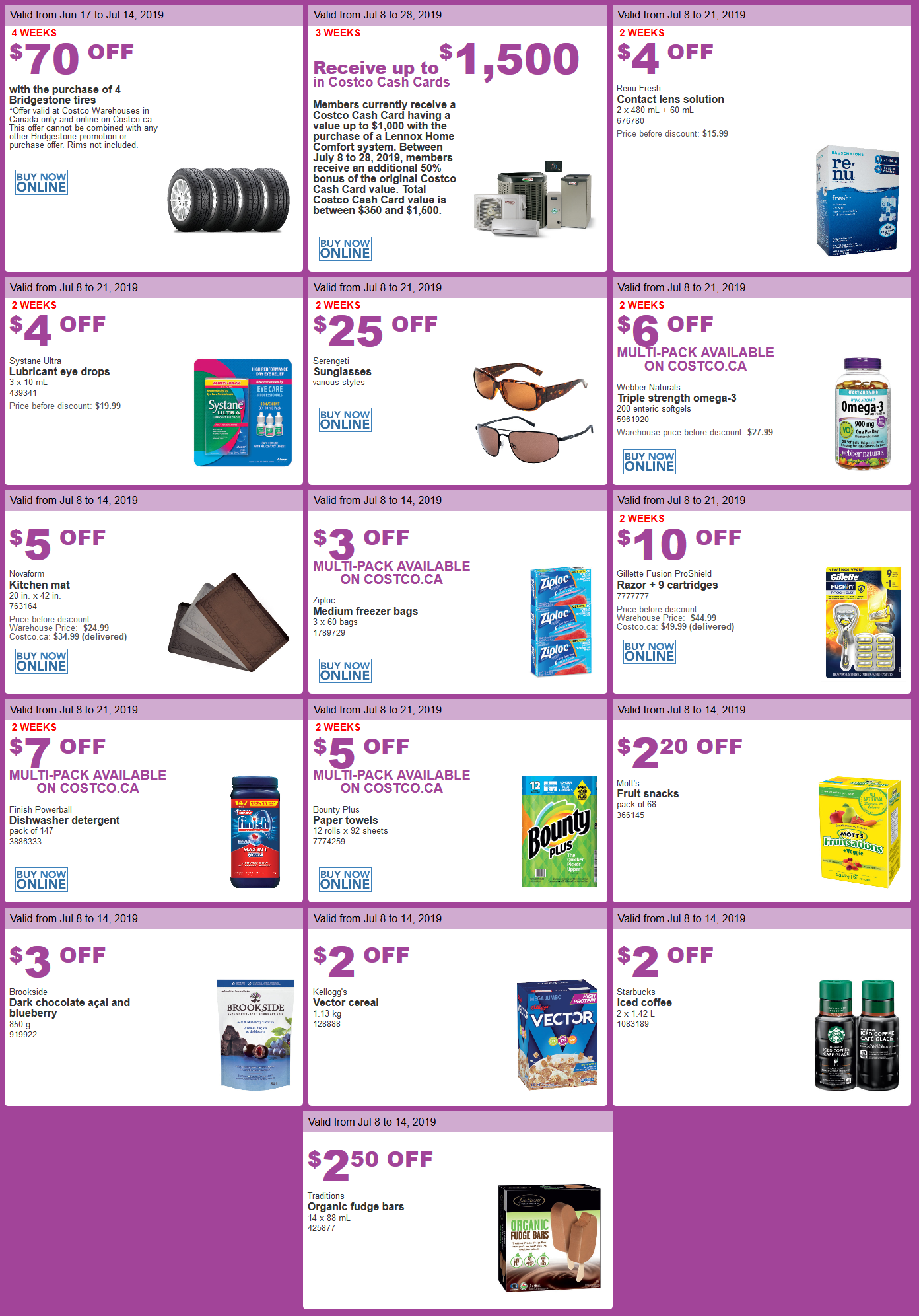 Costco Flyer and Costco Sale Items July 8th 14th 2019 Ontario