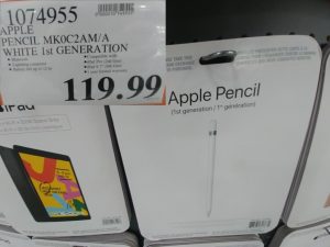 1074955 Apple Pencil Mk0c2am A White 1st Generation 119 99 Costco East Fan Blog