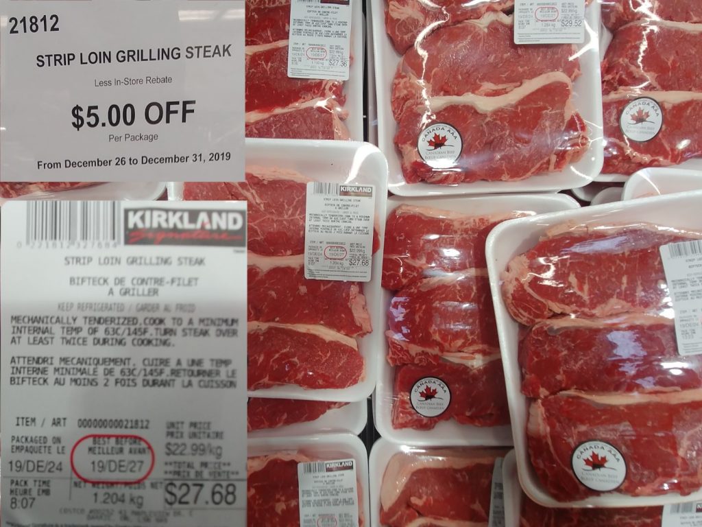 Costco Barrie meat dept sales