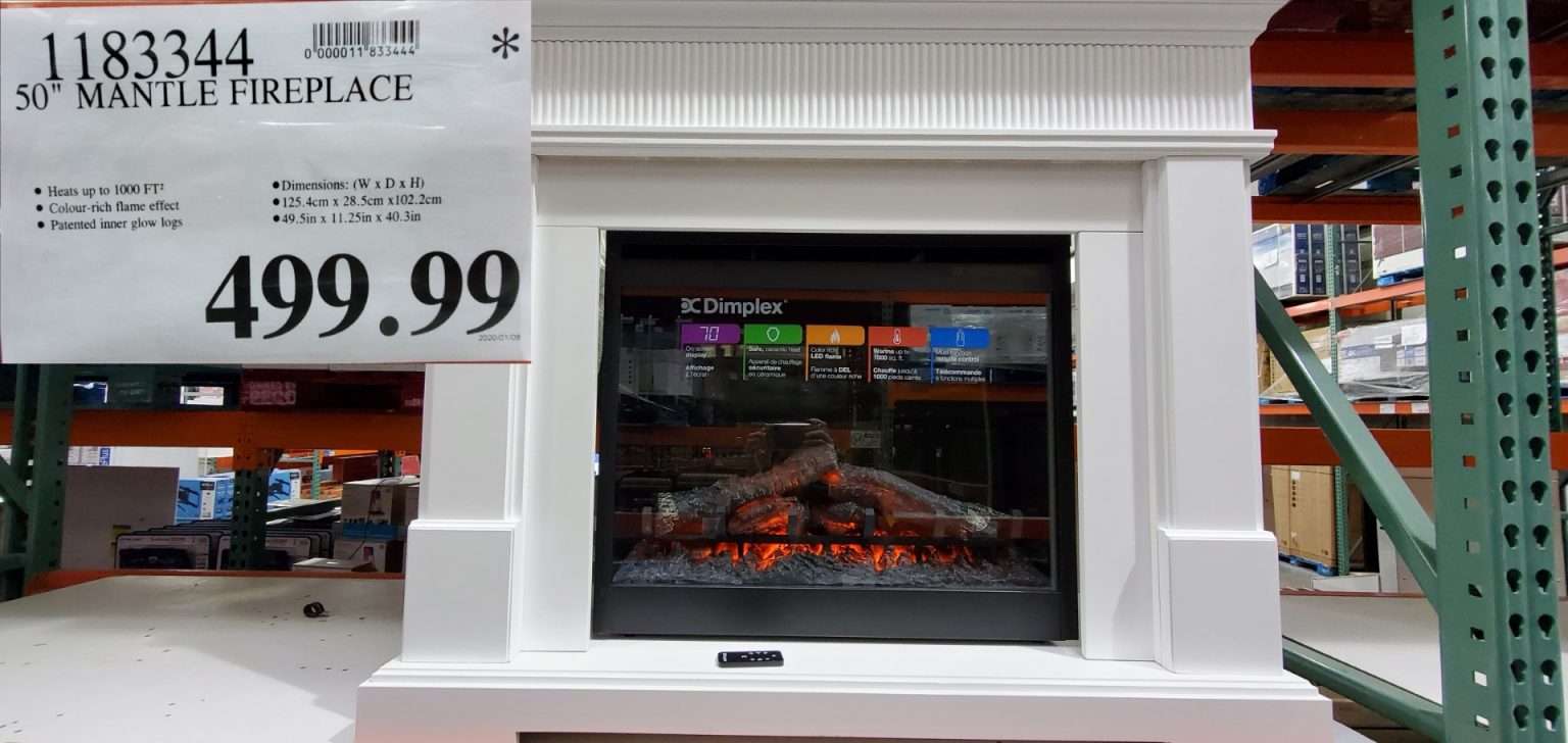 1183344 50 MANTLE FIREPLACE 499 99 Costco East Fan Blog