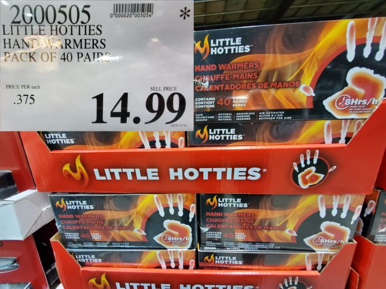 2000505 LITTLE HOTTIES HAND WARMERS PACK OF 40 PAIRS 14 99 Costco East Fan Blog