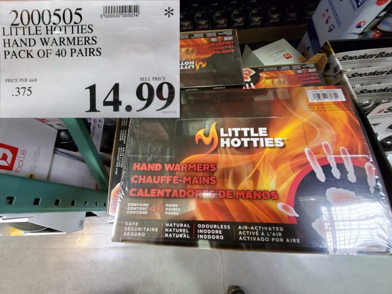2000505 LITTLE HOTTIES HAND WARMERS PACK OF 40 PAIRS 14 99 Costco East Fan Blog