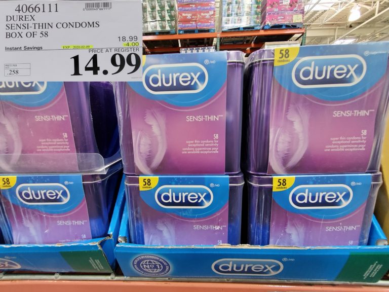 4066111 DUREX SENSI THIN CONDOMS BOX OF 58 4 00 INSTANT SAVINGS EXPIRES ON 2020 02 09 14 99