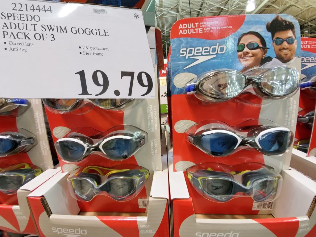 2214444 SPEEDO ADULT SWIM GOGGLE PACK OF 3 19 79 Costco East Fan Blog