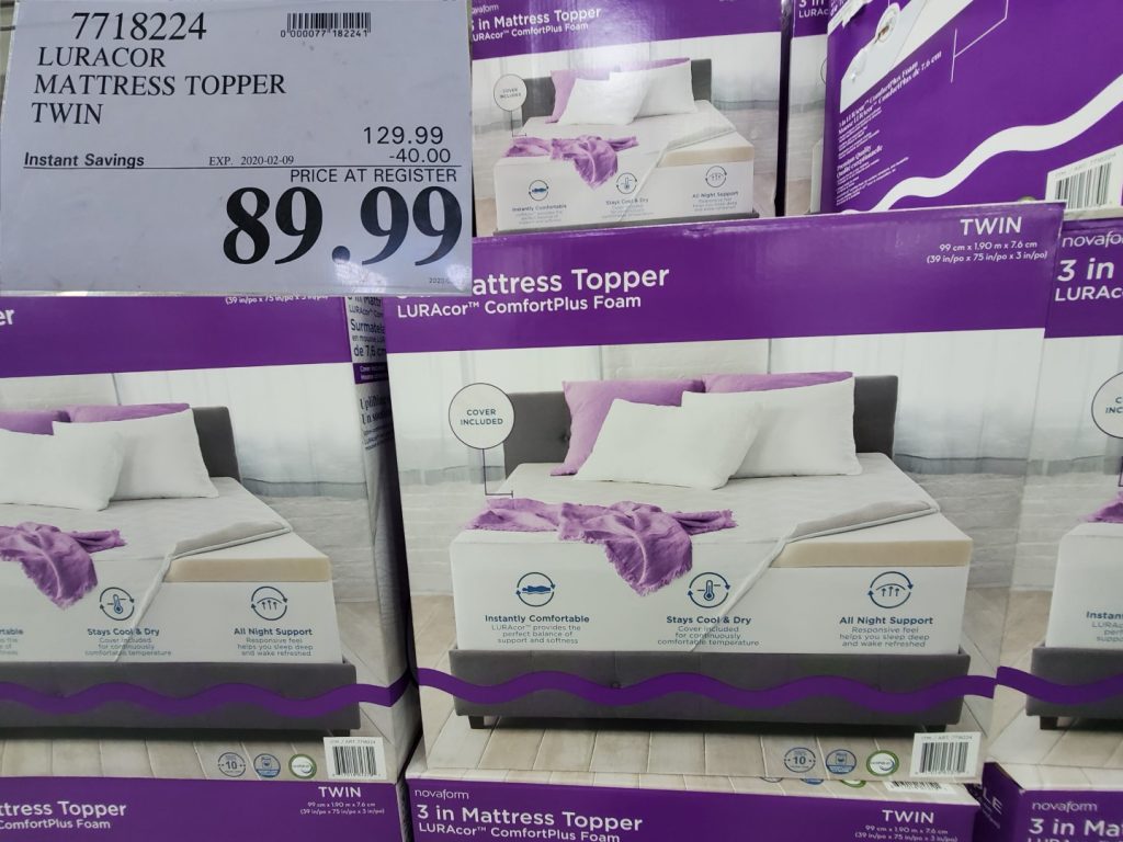 luracor support 3 mattress topper review