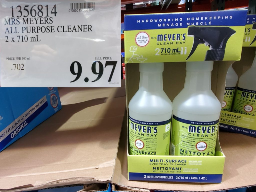 1356814 MRS MEYERS ALL PURPOSE CLEANER 2 X 710 ML 9 97 Costco East