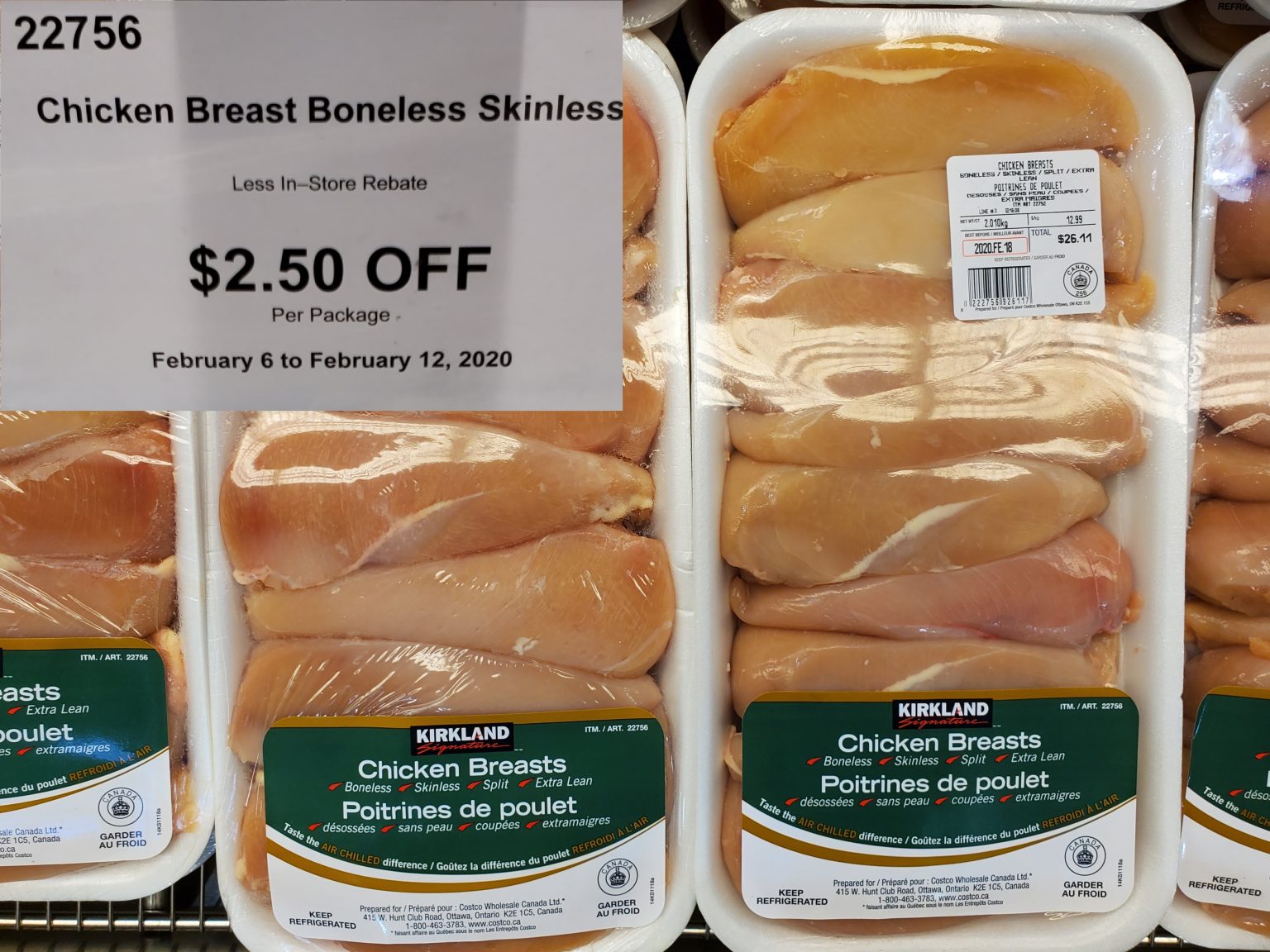 22756 CHICKEN BREAST BONELESS SKINLESS 2 50 INSTANT SAVINGS EXPIRES ON