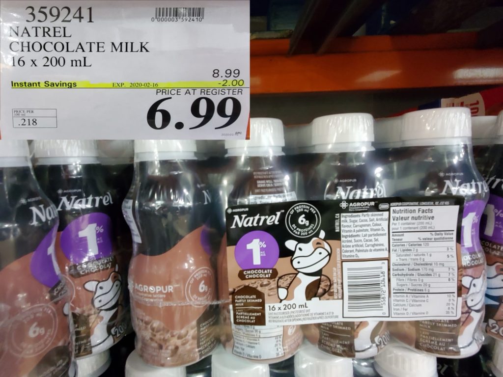 natrel chocolate milk