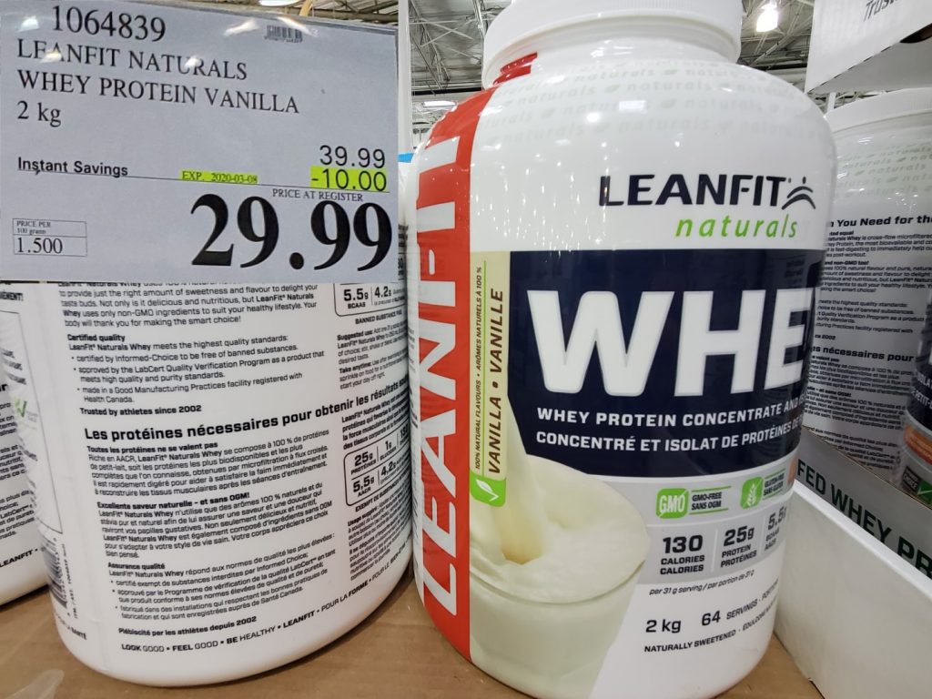 leanfit protein isolate and collagen vanilla 2 kg