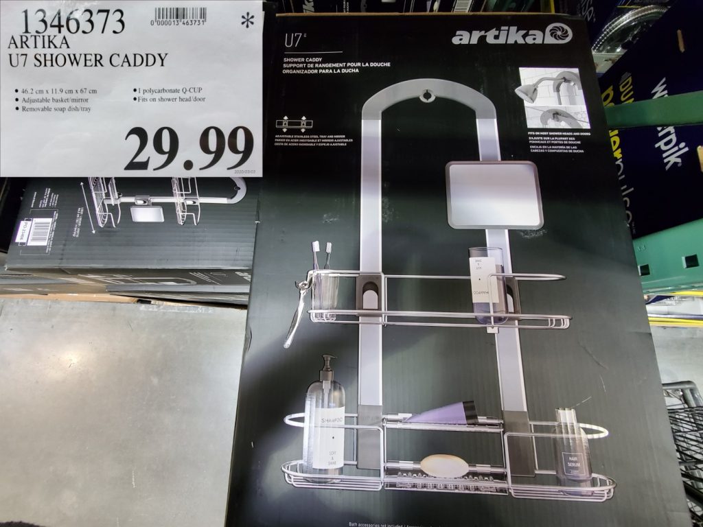 1346373 ARTIKA U7 SHOWER CADDY 29 99 Costco East Fan Blog