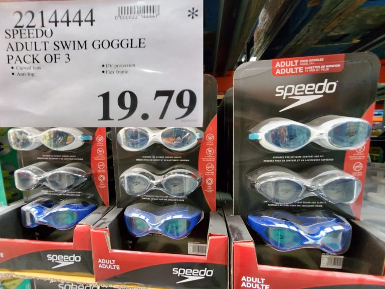 2214444 SPEEDO ADULT SWIM GOGGLE PACK OF 3 19 79 Costco East Fan Blog