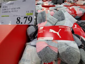 9791000 PUMA LOW CUT SOCKS 8PK LADIES SIZES 5 9 5 3 00 INSTANT SAVINGS ...