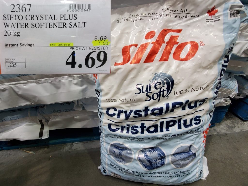 2367 SIFTO CRYSTAL PLUS WATER SOFTENER SALT 20 KG 1 00 INSTANT SAVINGS
