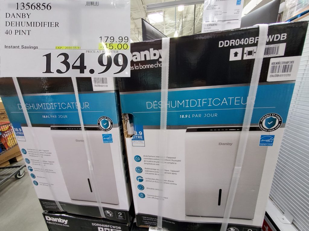 1356856 DANBY DEHUMIDIFIER 40 PINT 45 00 INSTANT SAVINGS EXPIRES ON
