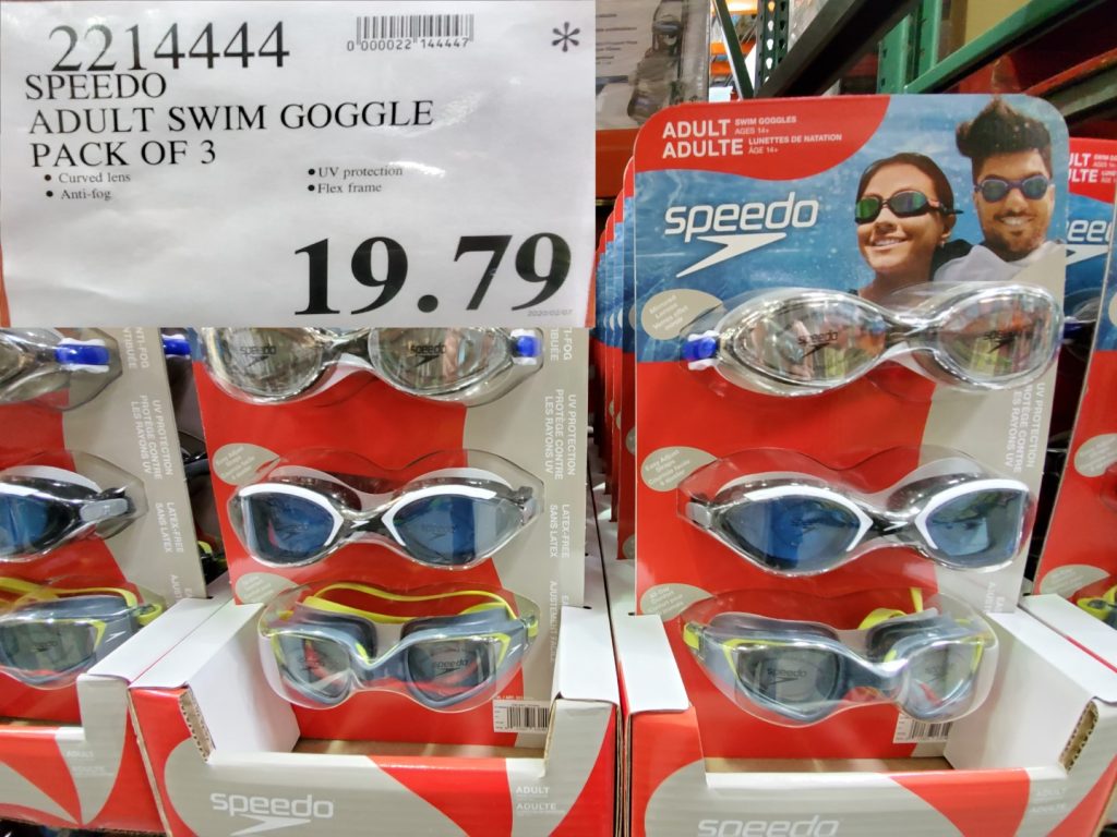 2214444 SPEEDO ADULT SWIM GOGGLE PACK OF 3 19 79 Costco East Fan Blog