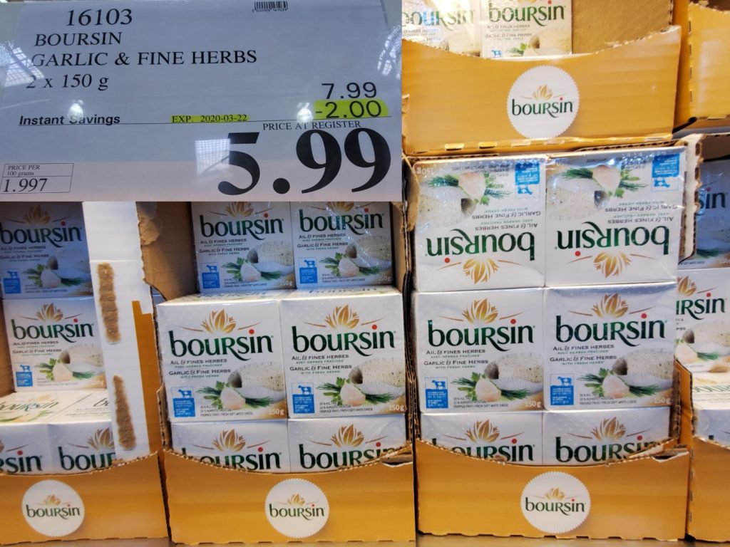 16103 BOURSIN GARLIC FINE HERBS 2 X 150 G 2 00 INSTANT SAVINGS EXPIRES