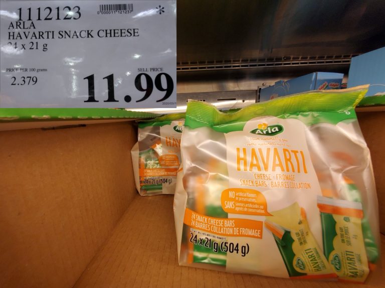 1112123 ARLA HAVARTI SNACK CHEESE 24 x 21g 11 99 Costco East Fan Blog