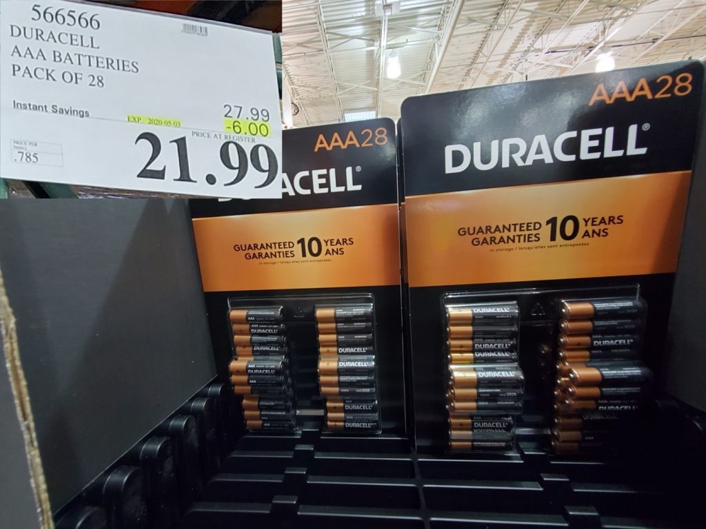 566566 DURACELL AAA BATTERIES PACK OF 28 6 00 INSTANT SAVINGS EXPIRES