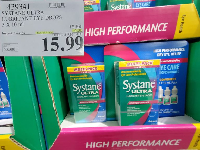 439341 SYSTANE ULTRA LUBRICANT EYE DROPS 3 X 10 ml 4 00 INSTANT SAVINGS