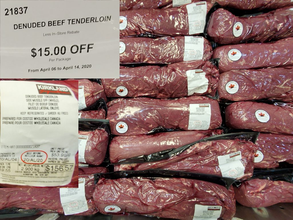 21837 DENUDED BEEF TENDERLOIN 15 00 INSTANT SAVINGS EXPIRES ON 2020 04