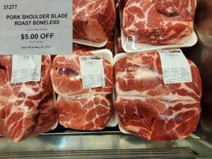 Costco meat dept. pork