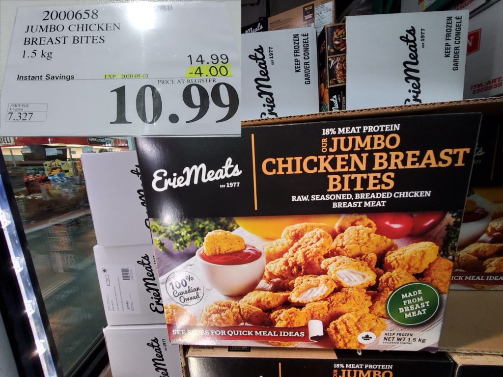 2000658 JUMBO CHICKEN BREAST BITES 1 5 KG 4 00 INSTANT SAVINGS EXPIRES