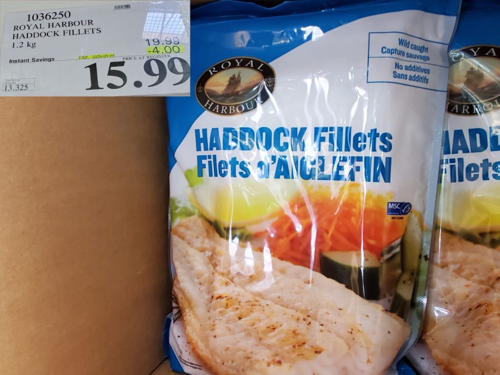 1036250 ROYAL HARBOUR HADDOCK FILLETS 1 2 KG 4 00 INSTANT SAVINGS