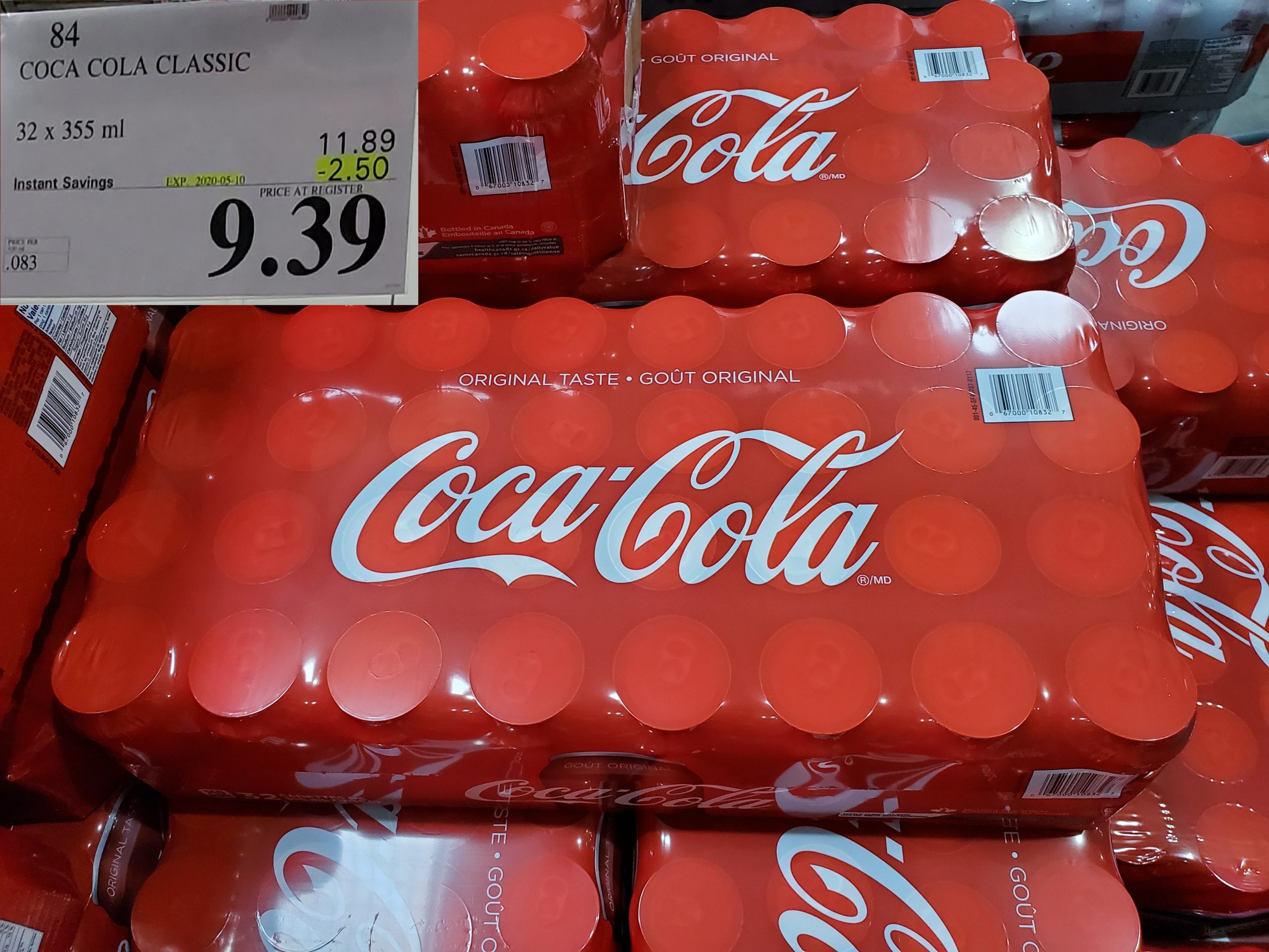 84 Coca Cola Classic 32 X 355 Ml 2 50 Instant Savings Expires On 2020