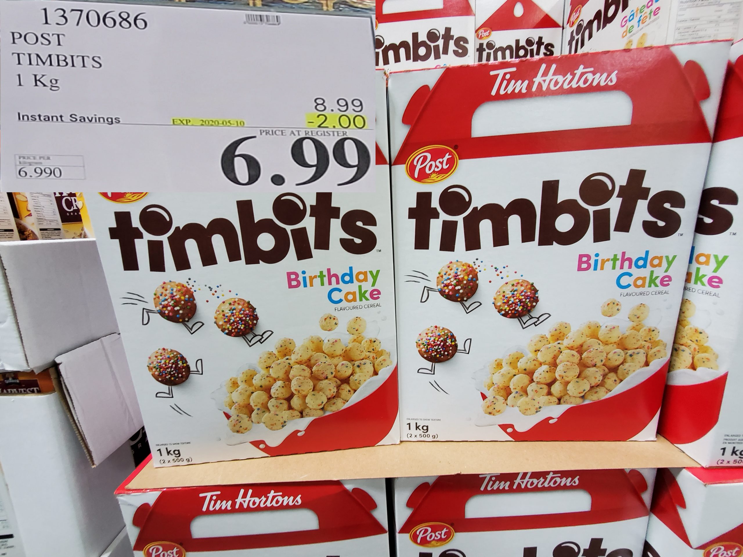 Timbits cereal