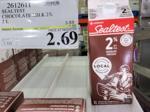 sealtest choclate milk