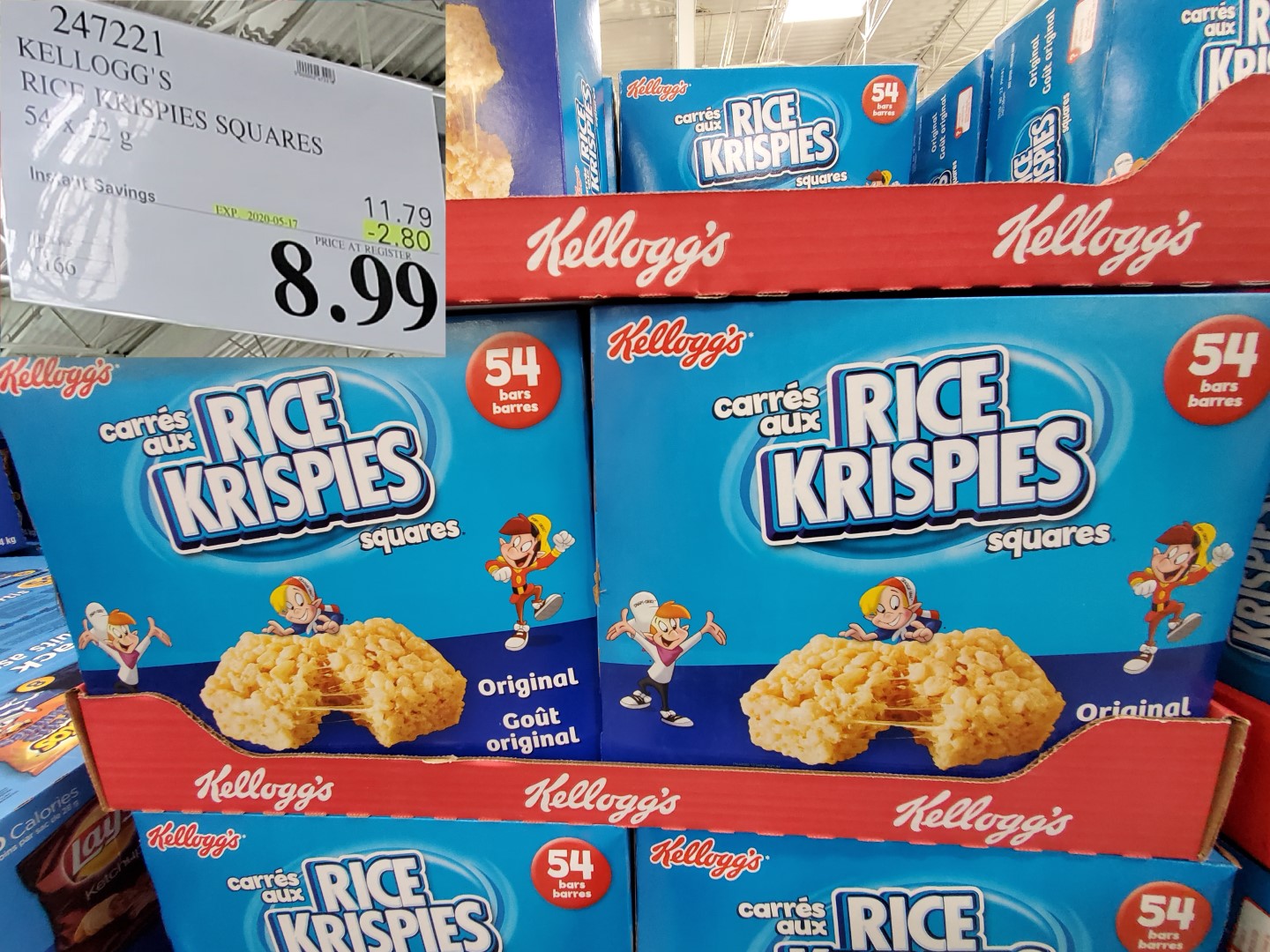 kellogg's rice crispy treats