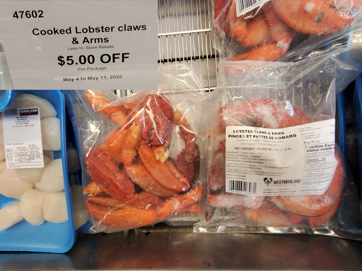 Costco seafood dept sales
