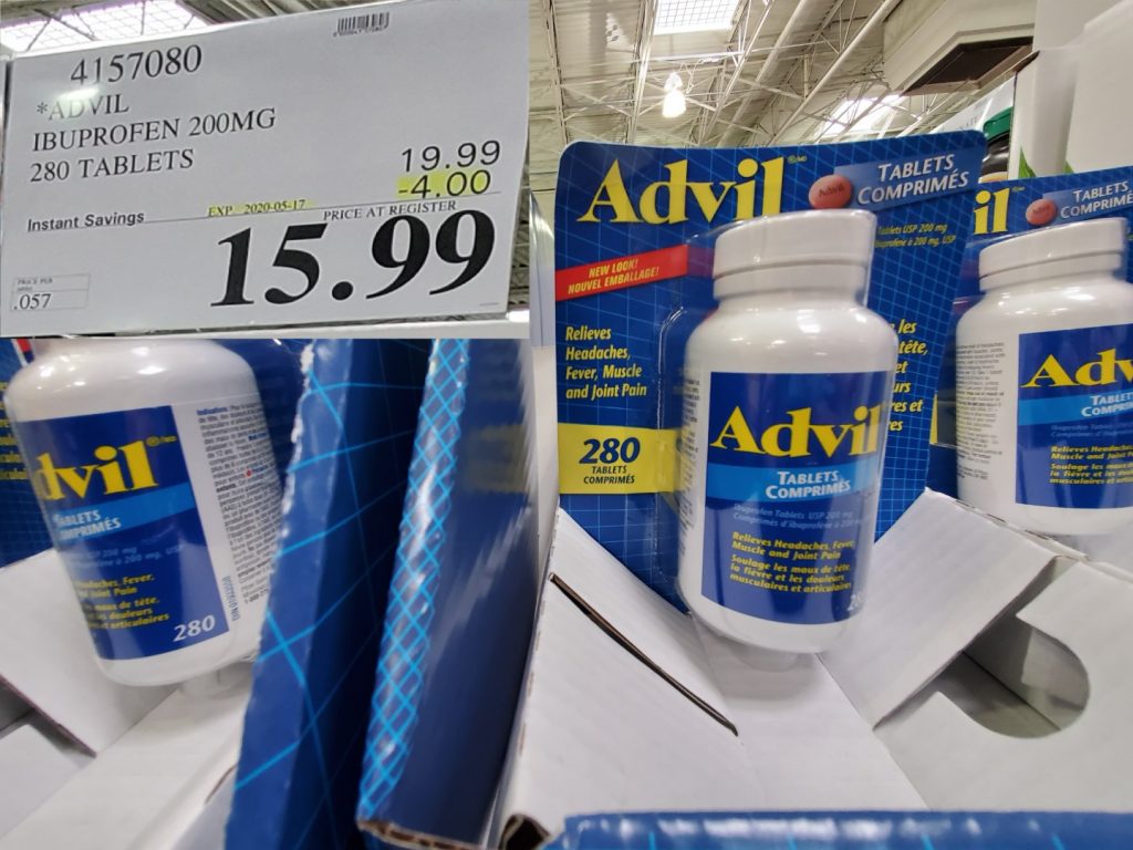 4157080 ADVIL IBUPROFEN 200MG 280 TABLETS 4 00 INSTANT SAVINGS EXPIRES