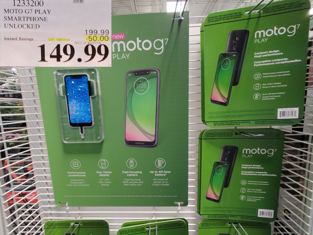 1233200 MOTO G7 PLAY SMARTPHONE UNLOCKED 50 00 INSTANT SAVINGS EXPIRES