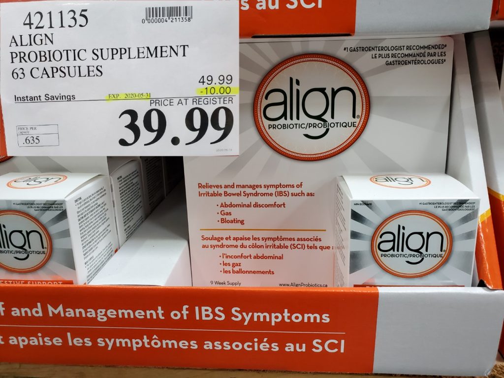 421135 ALIGN PROBIOTIC SUPPLEMENT 63 CAPSULES 10 00 INSTANT SAVINGS