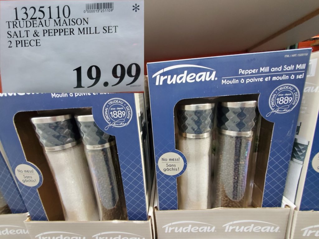 1325110 TRUDEAU MAISON SALT PEPPER MILL SET 2 PIECE 19 99 Costco East