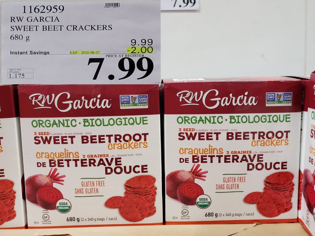 1162959 RW GARCIA SWEET BEET CRACKERS 680 g 2 00 INSTANT SAVINGS