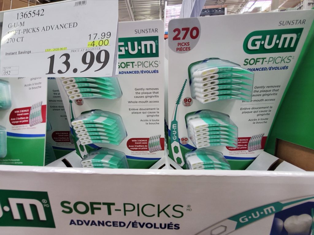 G.U.M Soft-Picks Fluoride Stuzzicadenti Regular - Foto 5