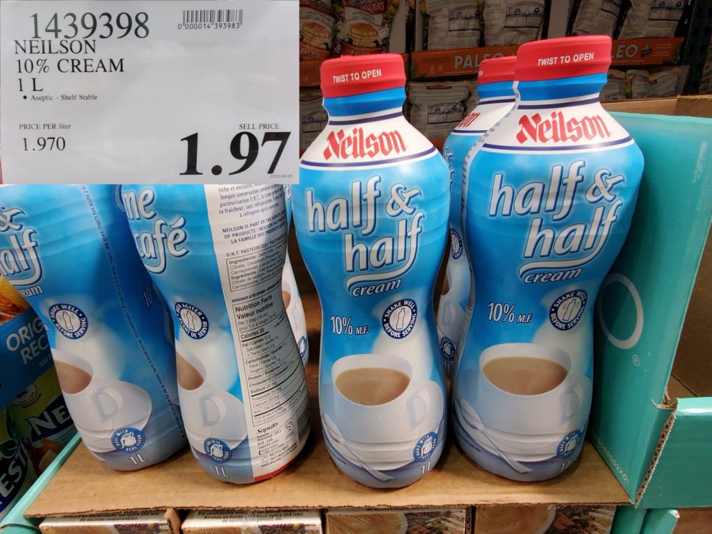 1439398 NEILSON 10 CREAM 1L 1 97 Costco East Fan Blog