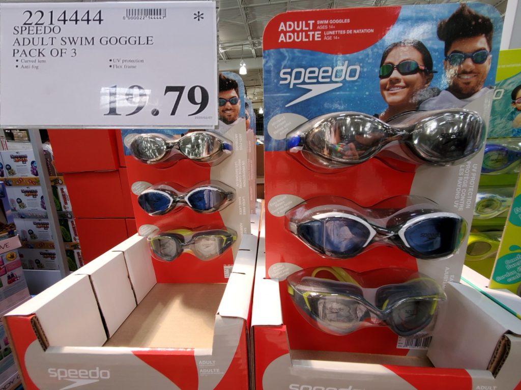 2214444 SPEEDO ADULT SWIM GOGGLE PACK OF 3 19 79 Costco East Fan Blog