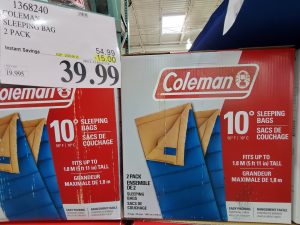 coleman sleeping bags