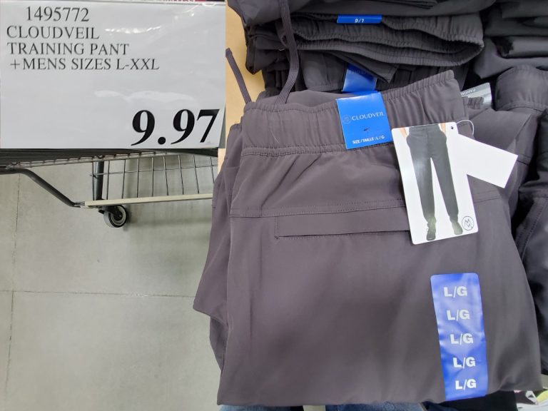 1495772 CLOUDVEIL TRAINING PANT MENS SIZES L XXL 9 97 Costco East Fan