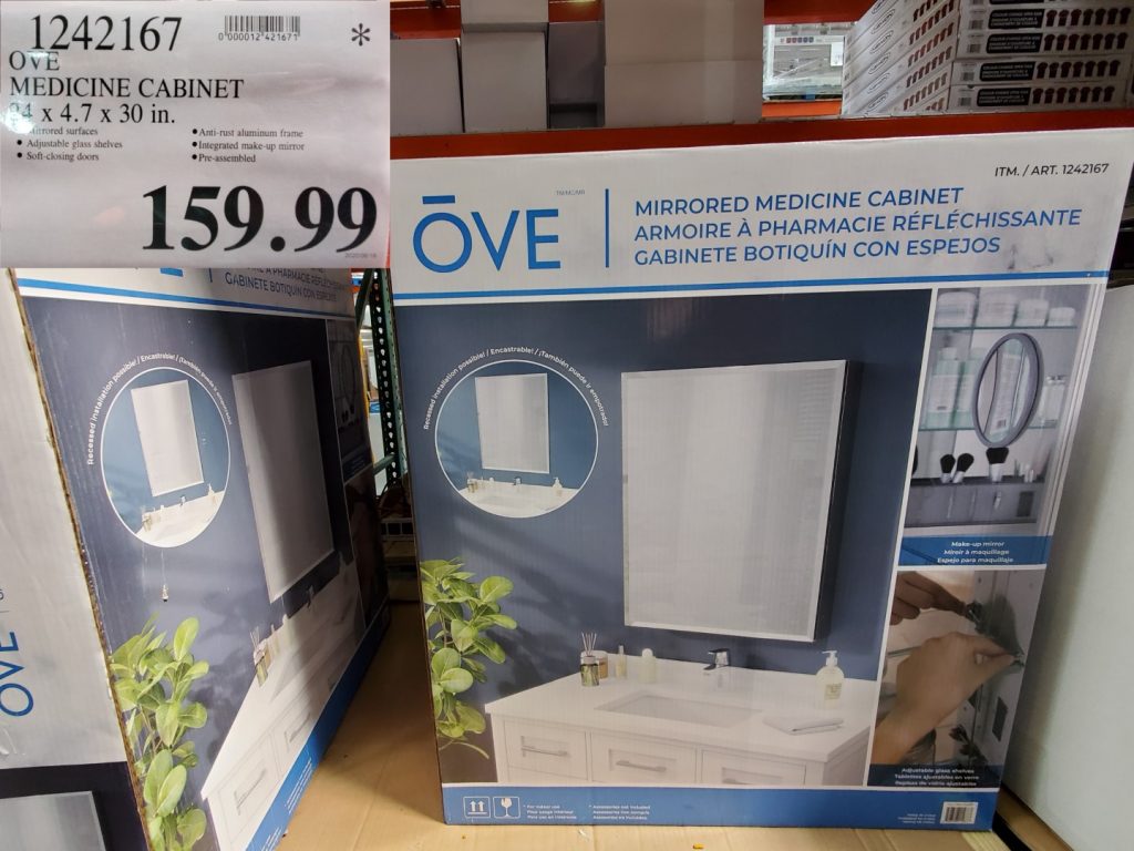 1242167 OVE MEDICINE 24 X 4 7 X 30 IN 159 99 Costco East Fan Blog