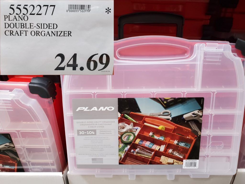 5552277 PLANO DOUBLE SIDED CRAFT ORGANIZER 24 69 - Costco East Fan Blog